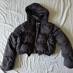 Fashion Nova cropped puffer